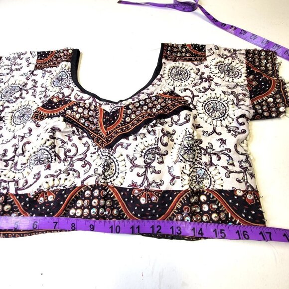 Embroidered Lehenga Set Bridal Ethnic Costume Indian Wedding Guest Dress NEW - Picture 14 of 16